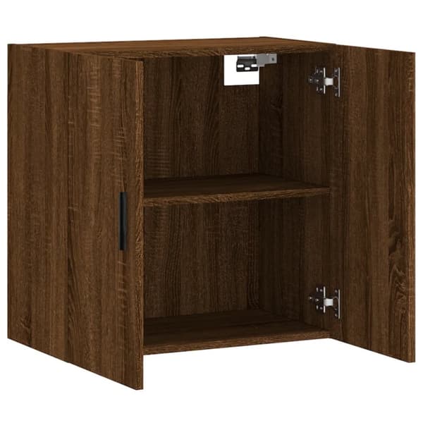 vidaXL Veggskap brun eik 60x31x60 cm konstruert tre