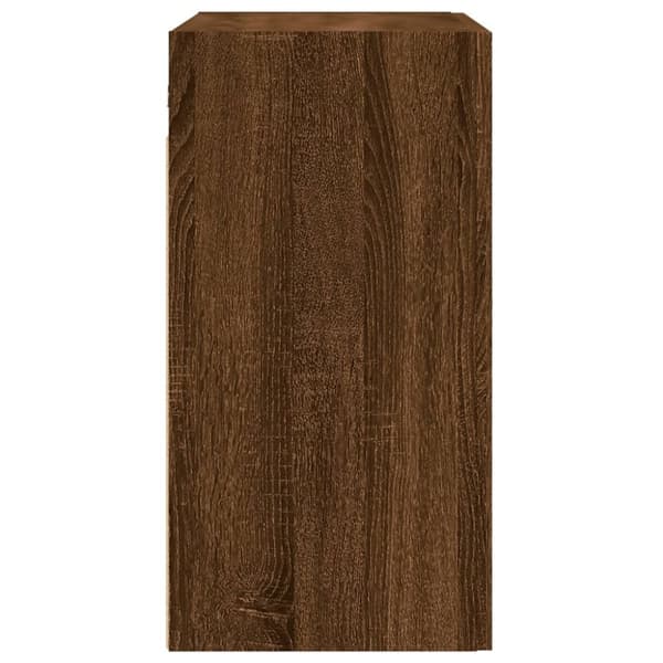 vidaXL Veggskap brun eik 60x31x60 cm konstruert tre