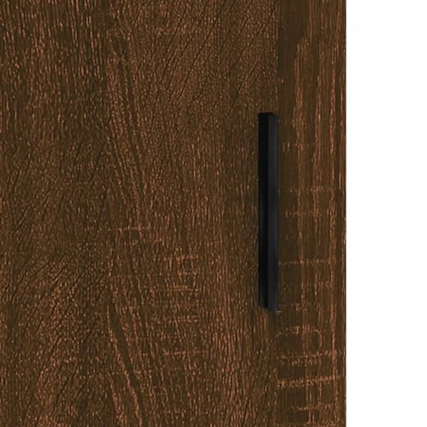 vidaXL Veggskap brun eik 60x31x60 cm konstruert tre
