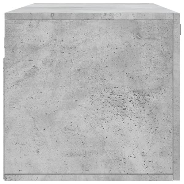 vidaXL vægskab 100x36,5x35 cm konstrueret træ betongrå