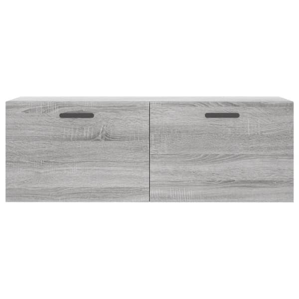 vidaXL vægskab 100x36,5x35 cm konstrueret træ grå sonoma-eg