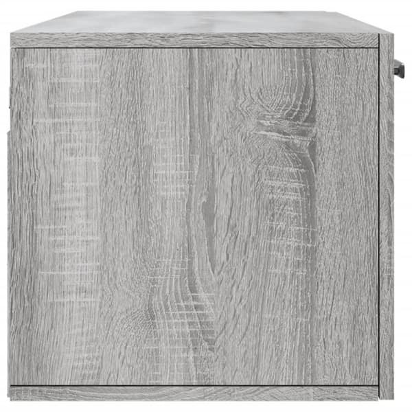 vidaXL vægskab 100x36,5x35 cm konstrueret træ grå sonoma-eg