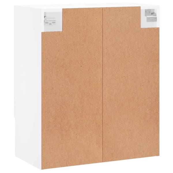 vidaXL vægskab 60x31x70 cm konstrueret træ hvid