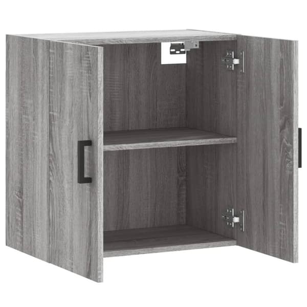 vidaXL Veggskap grå sonoma 60x31x60 cm konstruert tre