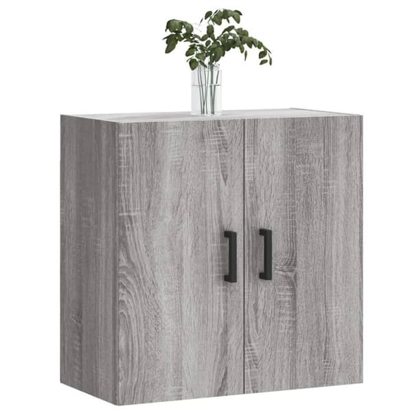 vidaXL Veggskap grå sonoma 60x31x60 cm konstruert tre