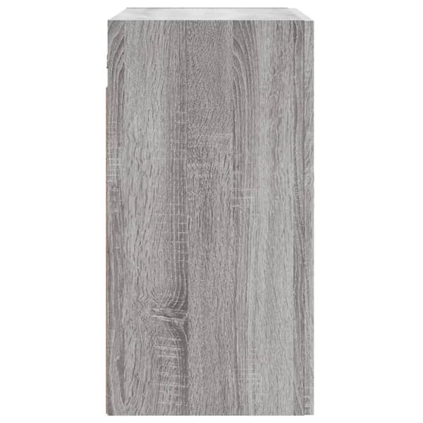 vidaXL Veggskap grå sonoma 60x31x60 cm konstruert tre