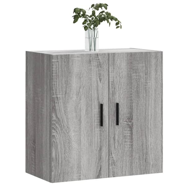 vidaXL Veggskap grå sonoma 60x31x60 cm konstruert tre