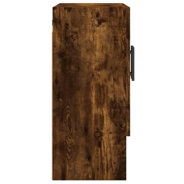 vidaXL Veggskap røkt eik 60x31x70 cm konstruert tre