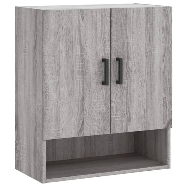 vidaXL Veggskap grå sonoma 60x31x70 cm konstruert tre