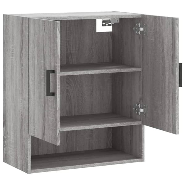 vidaXL vægskab 60x31x70 cm konstrueret træ grå sonoma-eg