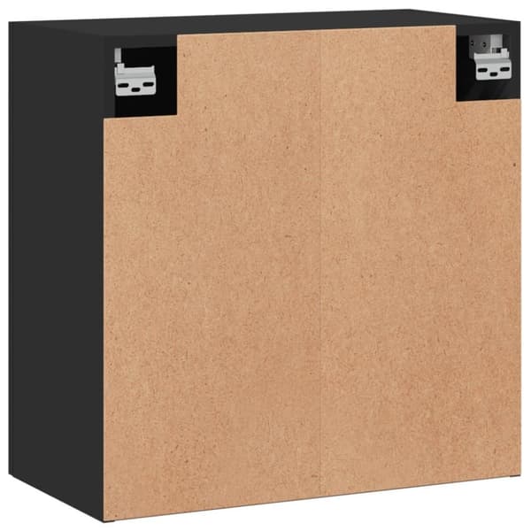 vidaXL Veggskap svart 60x31x60 cm konstruert tre