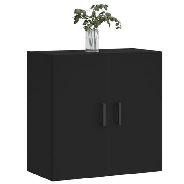 vidaXL Veggskap svart 60x31x60 cm konstruert tre