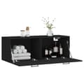 Miniatyrbillede 3 af 11: vidaXL vægskab 100x36,5x35 cm konstrueret træ sort