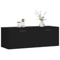 Miniatyrbillede 2 af 11: vidaXL vægskab 100x36,5x35 cm konstrueret træ sort