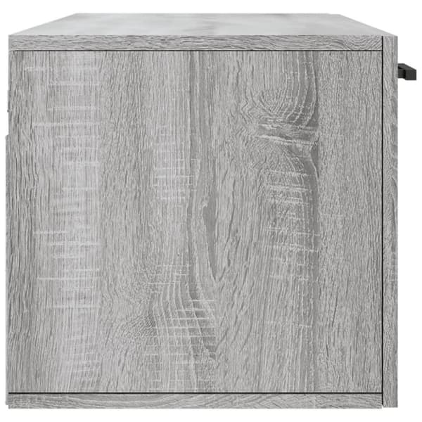 vidaXL Veggskap grå sonoma 100x36,5x35 cm konstruert tre