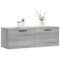 Miniatyrbilde 2 av 11: vidaXL Veggskap grå sonoma 100x36,5x35 cm konstruert tre