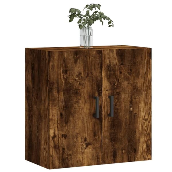 vidaXL Veggskap røkt eik 60x31x60 cm konstruert tre