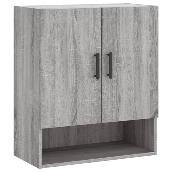 vidaXL vægskab 60x31x70 cm konstrueret træ grå sonoma-eg
