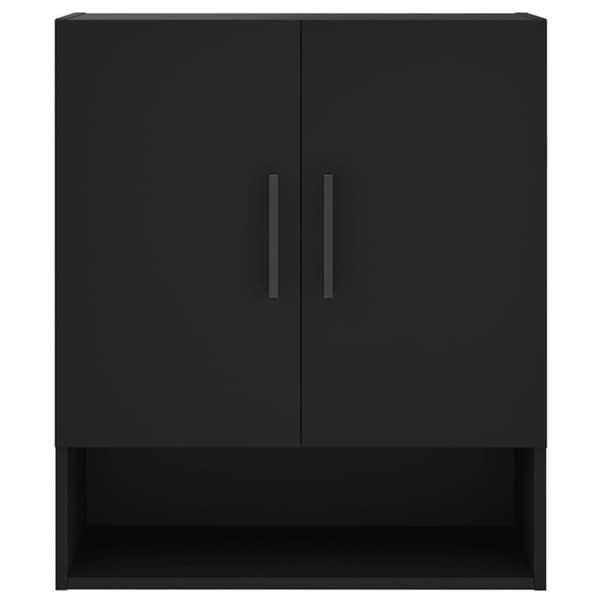 vidaXL Veggskap svart 60x31x70 cm konstruert tre