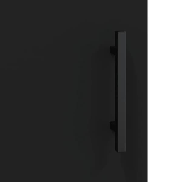 vidaXL Veggskap svart 60x31x70 cm konstruert tre