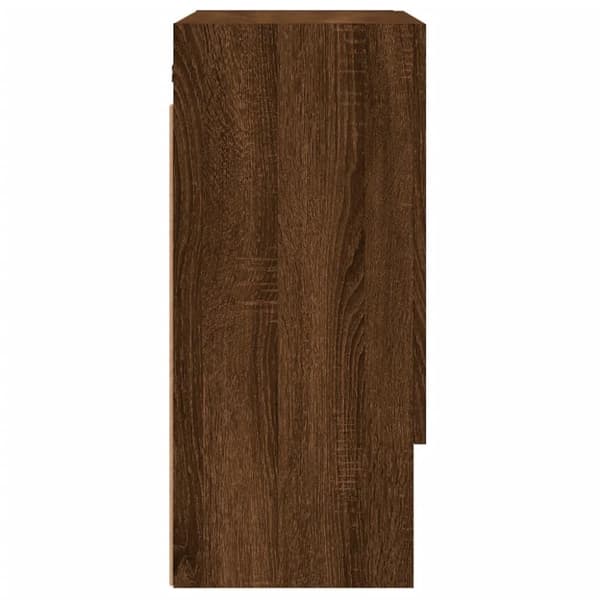 vidaXL vægskab 60x31x70 cm konstrueret træ brun egetræsfarve