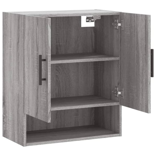 vidaXL vægskab 60x31x70 cm konstrueret træ grå sonoma-eg