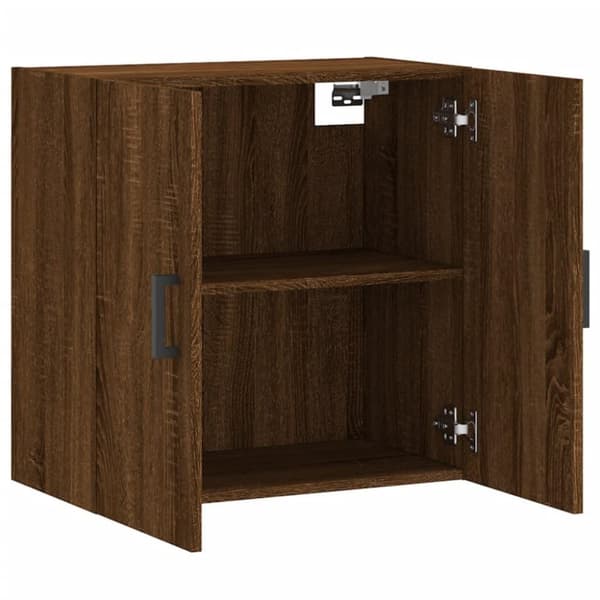 vidaXL Veggskap brun eik 60x31x60 cm konstruert tre