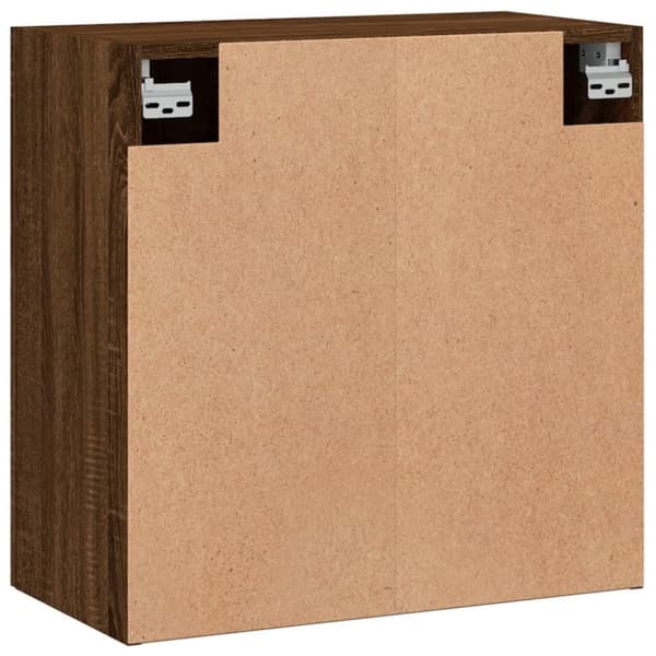 vidaXL Veggskap brun eik 60x31x60 cm konstruert tre