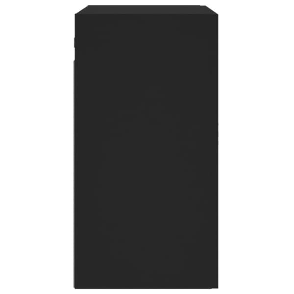 vidaXL vægskab 60x31x60 cm konstrueret træ sort