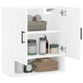 Miniatyrbillede 3 af 11: vidaXL vægskab 60x31x70 cm konstrueret træ hvid