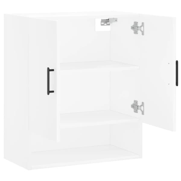 vidaXL vægskab 60x31x70 cm konstrueret træ hvid