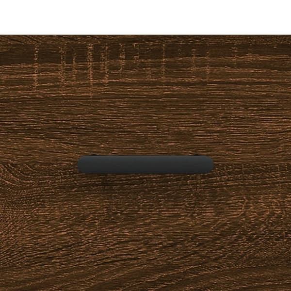 vidaXL Veggskap 2 stk brun eik 100x36,5x35 cm konstruert tre