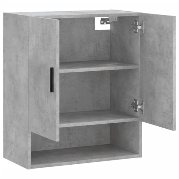 vidaXL vægskab 60x31x70 cm konstrueret træ betongrå