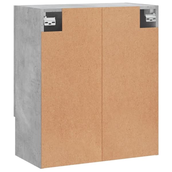 vidaXL vægskab 60x31x70 cm konstrueret træ betongrå