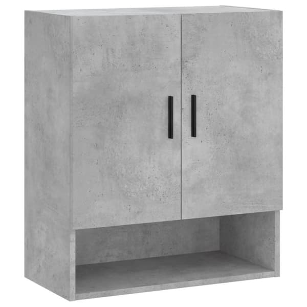 vidaXL vægskab 60x31x70 cm konstrueret træ betongrå