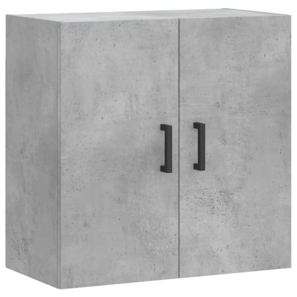 vidaXL Väggskåp betonggrå 60x31x60 cm konstruerat trä