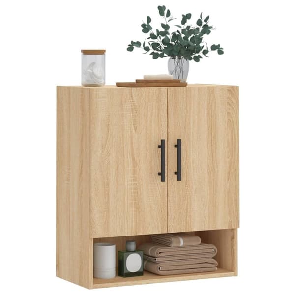 vidaXL Seinäkaappi Sonoma-tammi 60x31x70 cm tekninen puu