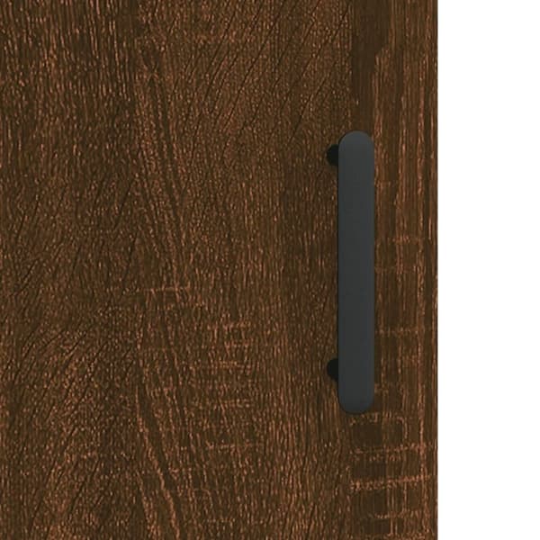 vidaXL Veggskap brun eik 60x31x70 cm konstruert tre