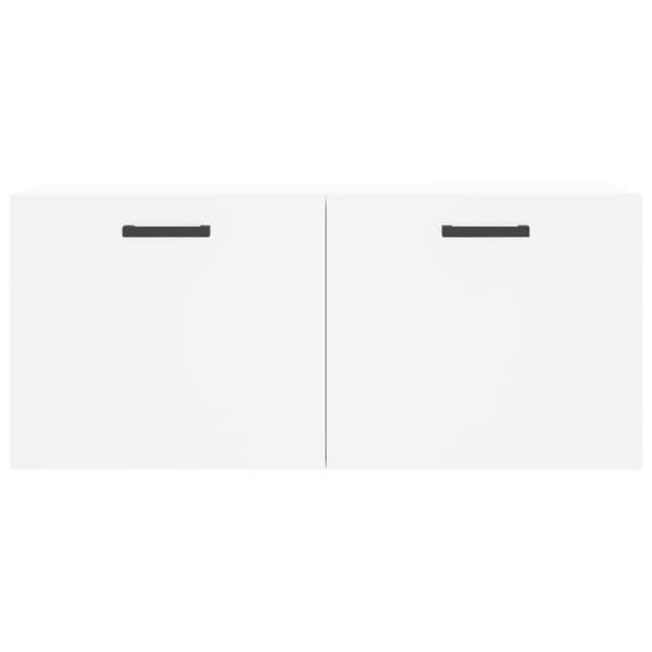 vidaXL Veggskap hvit 80x36,5x35 cm konstruert tre