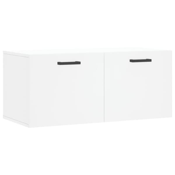 vidaXL Veggskap hvit 80x36,5x35 cm konstruert tre