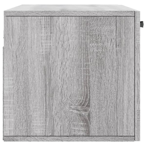 vidaXL Veggskap grå sonoma 80x36,5x35 cm konstruert tre
