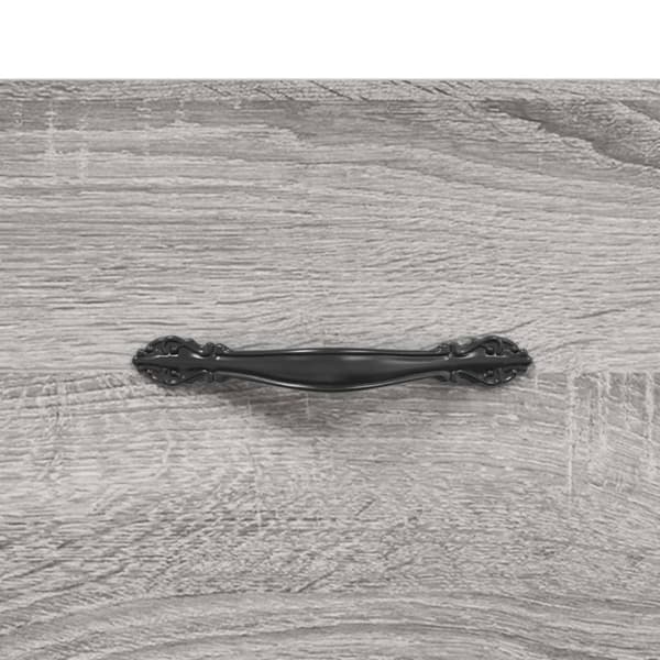 vidaXL Veggskap grå sonoma 80x36,5x35 cm konstruert tre