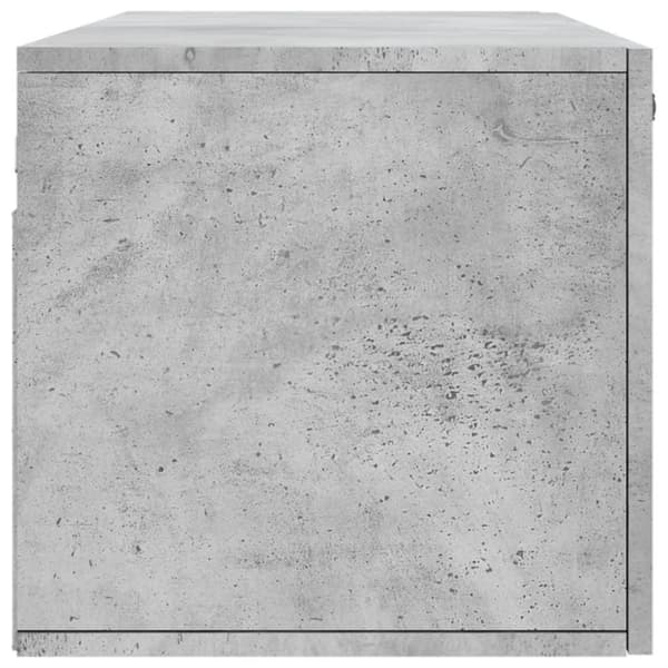 vidaXL Veggskap betonggrå 100x36,5x35 cm konstruert tre