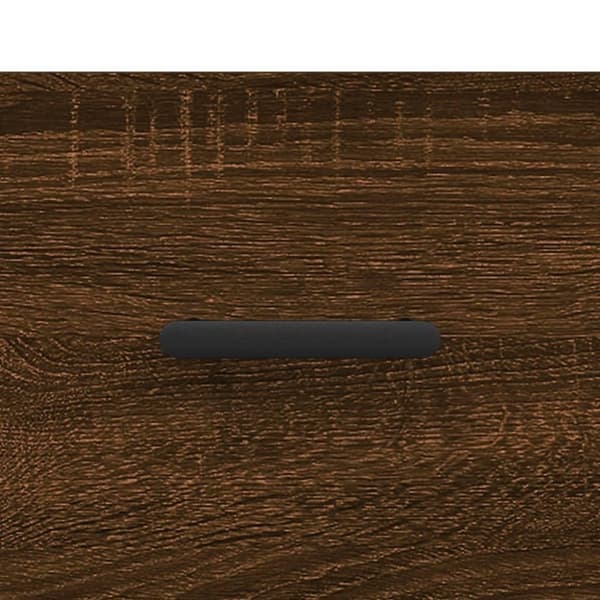 vidaXL Veggskap brun eik 80x36,5x35 cm konstruert tre