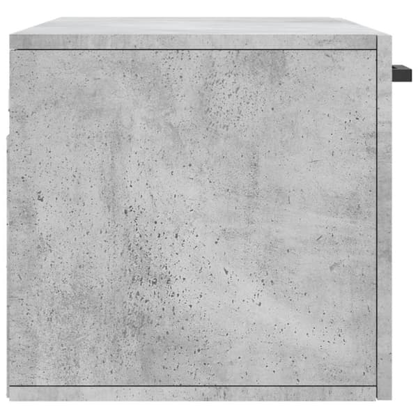 vidaXL vægskab 80x36,5x35 cm konstrueret træ betongrå