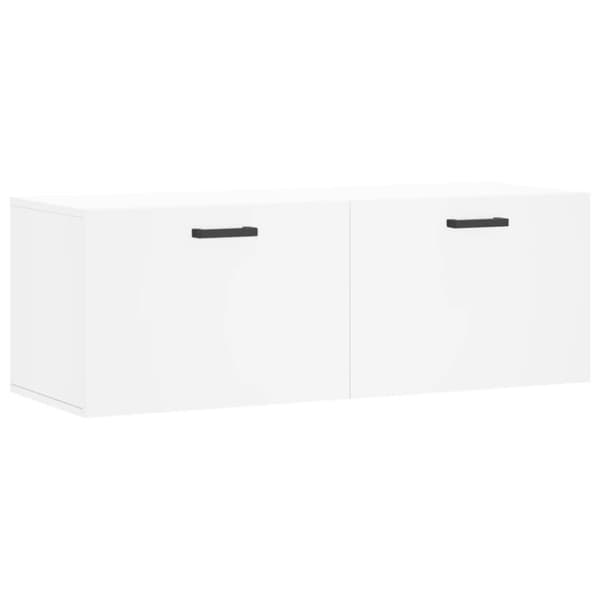 vidaXL Seinäkaappi valkoinen 100x36,5x35 cm tekninen puu