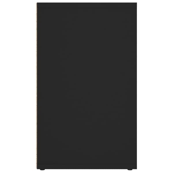 vidaXL Skoskap svart 52,5x30x50 cm