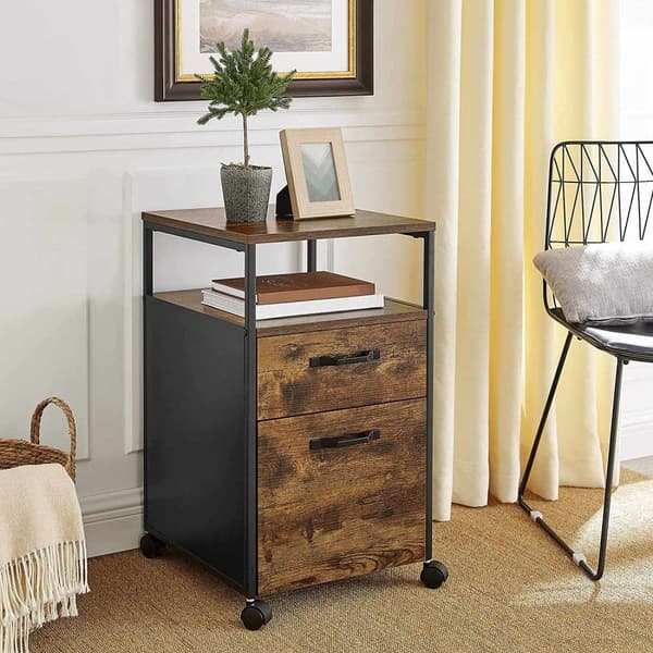 Rootz Ladeblok Industrial - Lådblock - Rullbehållare med lås - 2 lådor - 41 x 45 x 66 cm