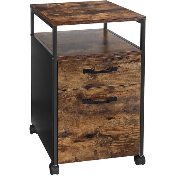 Rootz Ladeblok Industrial - Lådblock - Rullbehållare med lås - 2 lådor - 41 x 45 x 66 cm