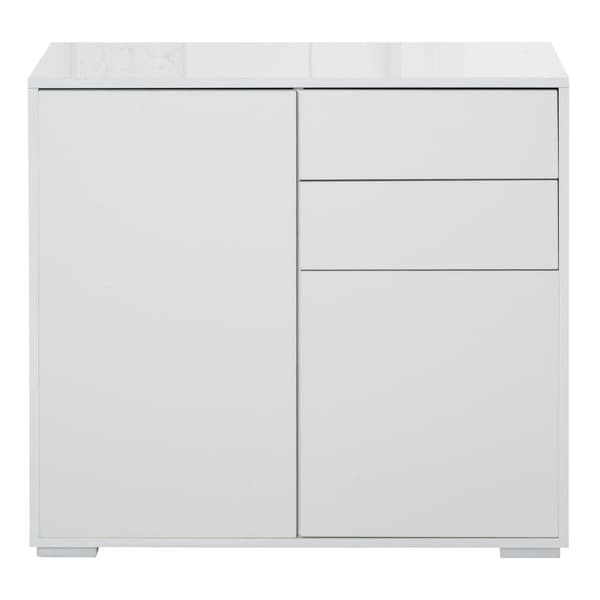 Rootz Ståskåp - Förvaringsskåp - Skåpkista - Skåp - Vit - 79 x 36 x 74 cm